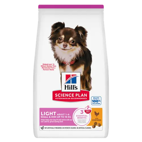 Hill's Science Plan Light Small & Mini Adult Hundefutter mit Huhn