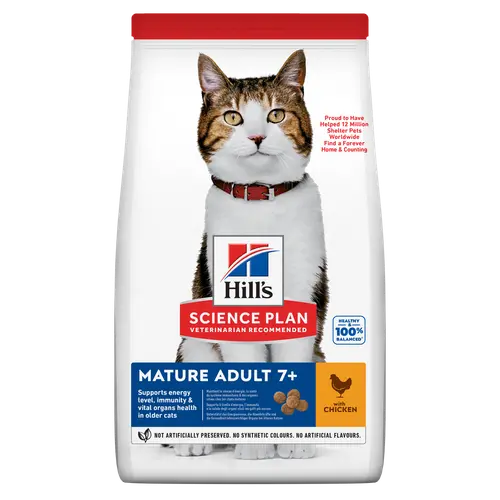 Hill's Science Plan Mature Adult Katzenfutter mit Huhn
