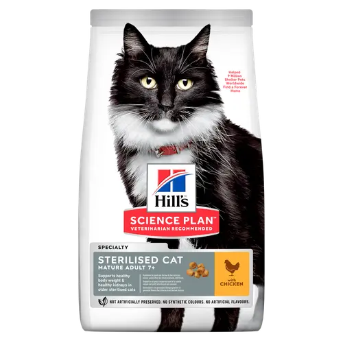 Hill's Science Plan Sterilised Mature Adult Katzenfutter mit Huhn