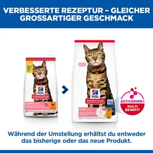 Hill's Science Plan Light Adult Katzenfutter mit Huhn