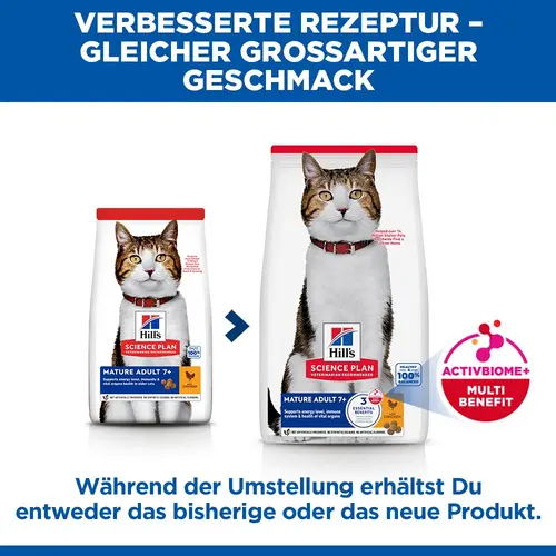 Hill's Science Plan Mature Adult Katzenfutter mit Huhn