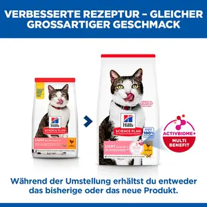 Hill's Science Plan Light Mature Adult Katzenfutter mit Huhn