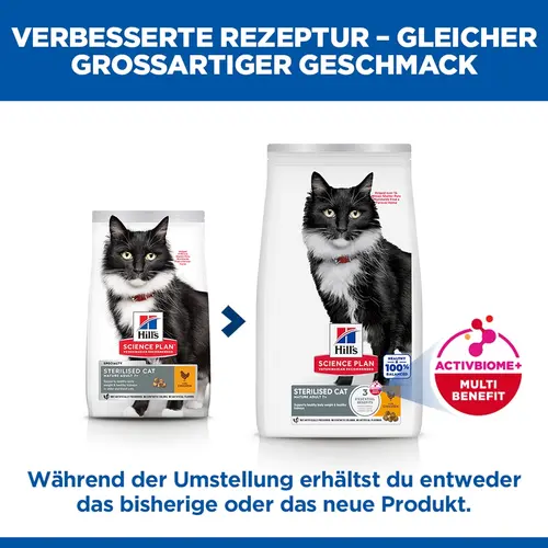 Hill's Science Plan Sterilised Mature Adult Katzenfutter mit Huhn