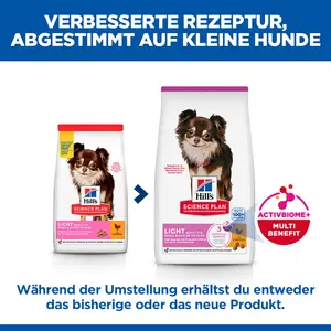 Hill's Science Plan Light Small & Mini Adult Hundefutter mit Huhn