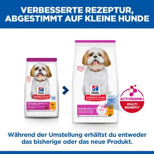 Hill's Science Plan Small & Mini Mature Adult Hundefutter mit Huhn