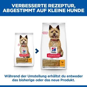 Hill's Science Plan Healthy Mobility Small & Mini Adult Hundefutter mit Huhn