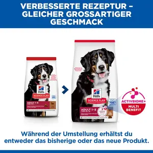 Hill's Science Plan Large Breed Adult Hundefutter mit Lamm & Reis