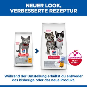 Hill's Science Plan Sterilised Kitten Kätzchenfutter mit Huhn