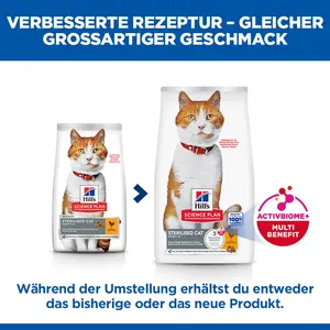 Hill's Science Plan Sterilised Adult Katzenfutter mit Huhn