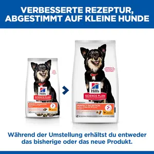 Hill's Science Plan Perfect Proteinhydrolysation Small & Mini Adult Hundefutter mit Huhn & braunem Reis