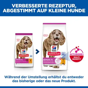 Hill's Science Plan Small & Mini Senior Hundefutter mit Huhn
