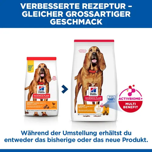 Hill's Science Plan Light Medium Mature Adult Hundefutter mit Huhn