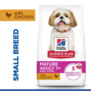 Hill's Science Plan Small & Mini Mature Adult 7+ Hundefutter mit Huhn