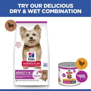 Hill's Science Plan Small & Mini Adult Hundefutter mit Lamm & Reis