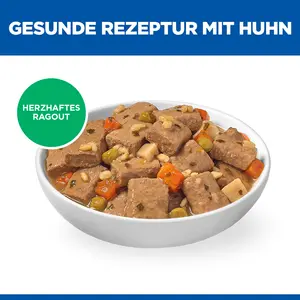 Hill's Science Plan Puppy Ragout für Welpen mit Huhn und zugefügtem Gemüse