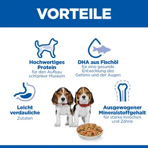 Hill's Science Plan Puppy Ragout für Welpen mit Huhn und zugefügtem Gemüse