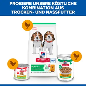 Hill's Science Plan Puppy Ragout für Welpen mit Huhn und zugefügtem Gemüse