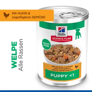 Hill's Science Plan Puppy Ragout für Welpen mit Huhn und zugefügtem Gemüse