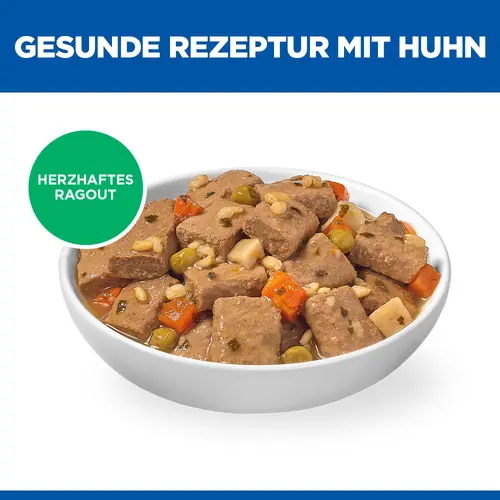 Hill's Science Plan Puppy Ragout für Welpen mit Huhn und zugefügtem Gemüse
