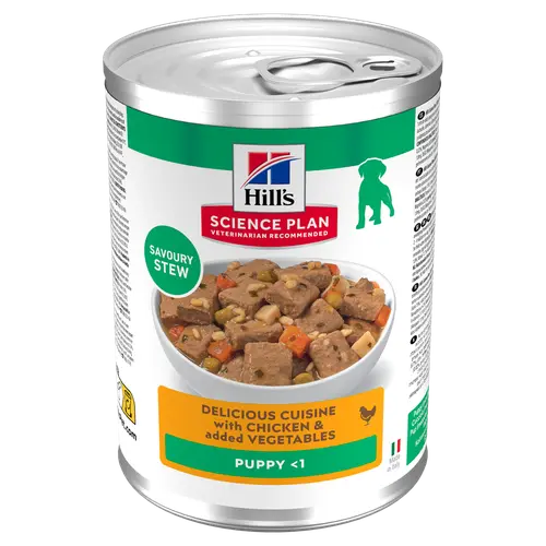 Hill's Science Plan Puppy Ragout für Welpen mit Huhn und zugefügtem Gemüse