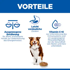 Hill's Science Plan Mature Adult Ragout für Hunde mit Huhn und zugefügtem Gemüse