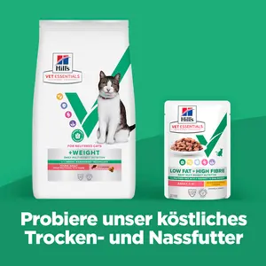 Hill's Vet Essentials MULTI-BENEFIT + Weight Young Adult Katzenfutter mit Lachs