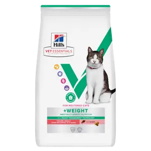 Hill's Vet Essentials MULTI-BENEFIT + Weight Young Adult Katzenfutter mit Lachs