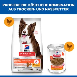 Hill's Science Plan Perfect Digestion Adult Hundefutter mit Huhn und Gemüse
