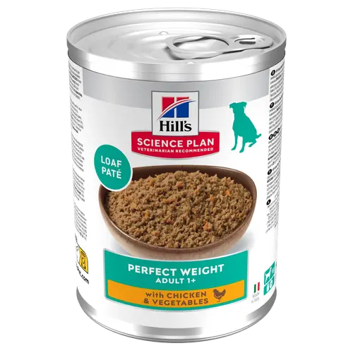 Hill's Science Plan Perfect Weight Adult Hudefutter mit Huhn und Gemüse