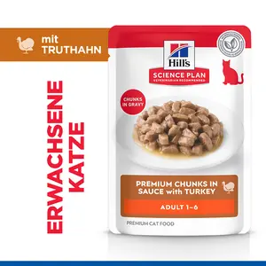 Hill's Science Plan Adult Katzenfutter mit Truthahn
