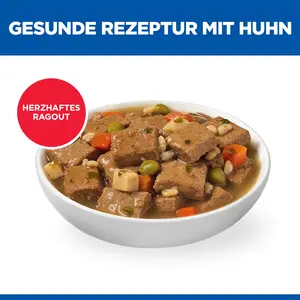Hill's Science Plan Adult Ragout für Hunde mit Huhn und zugefügtem Gemüse