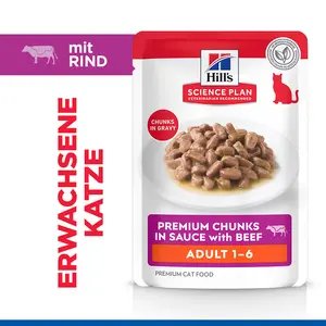 Hill's Science Plan Adult Katzenfutter mit Rind