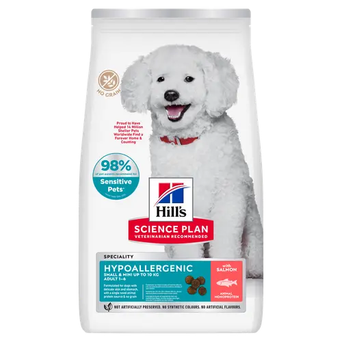 Hill's Science Plan Hypoallergenic Small & Mini Adult Hundefutter mit Lachs