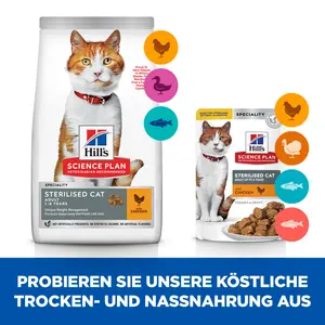 Hill's Science Plan Sterilised Cat Adult Katzenfutter