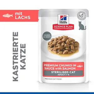 Hill's Science Plan Sterilised Adult Katzenfutter mit Lachs
