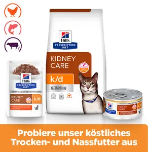 Hill's Prescription Diet k/d Katzenfutter mit Huhn