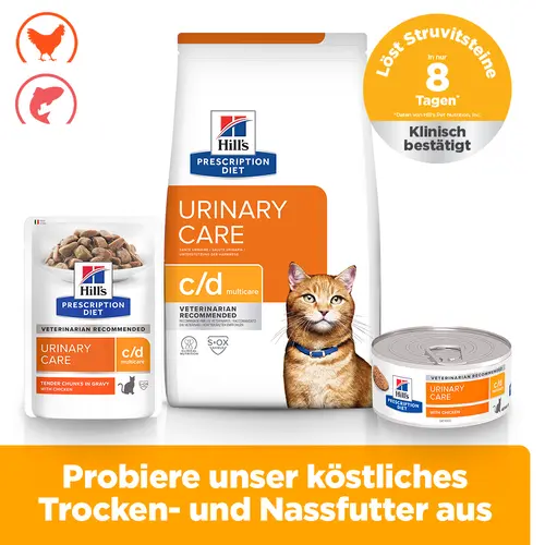 Hill's Prescription Diet c/d Multicare Katzenfutter mit Huhn