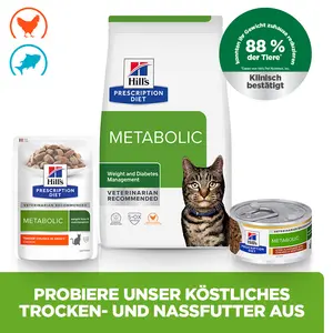 Hill's Prescription Diet Metabolic Katzenfutter mit Huhn