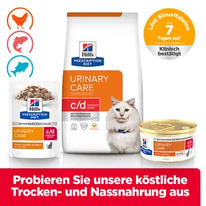 Hill's Prescription Diet c/d Multicare Stress Katzenfutter mit Huhn