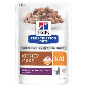 Hill's Prescription Diet k/d Katzenfutter mit Rind