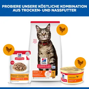 Hill's Science Plan Adult Katzenfutter mit Huhn