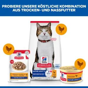 Hill's Science Plan Mature Adult Katzenfutter mit Huhn