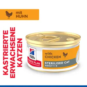 Hill's Science Plan Sterilised Adult Katzenfutter mit Huhn