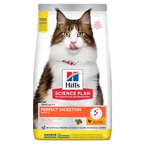 Hill's Science Plan Perfect Digestion Adult Katzenfutter mit Huhn & braunem Reis