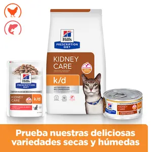 Hill's Prescription Diet k/d alimento para gatos con salmón