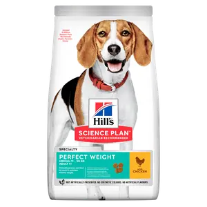 Hill's SCIENCE PLAN Perfect Weight Medium Adult Hundefutter mit Huhn