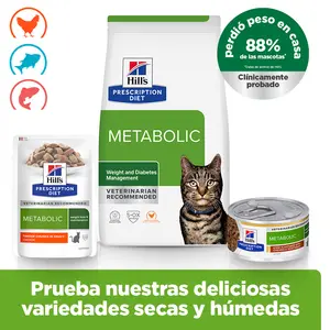 Hill's Prescription Diet Metabolic alimento para gatos pollo