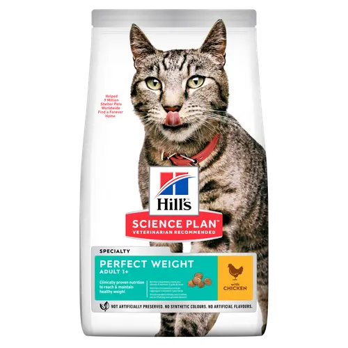 Hill's SCIENCE PLAN Perfect Weight Adult Katzenfutter mit Huhn