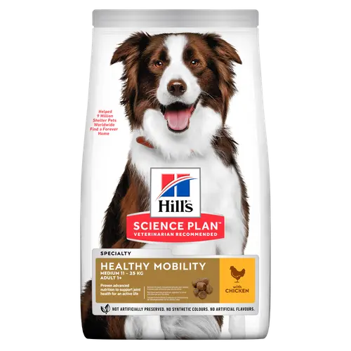 Hill's SCIENCE PLAN Healthy Mobility Medium Adult Hundefutter mit Huhn