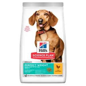 Hill's SCIENCE PLAN Perfect Weight Small & Mini Adult Hundefutter mit Huhn